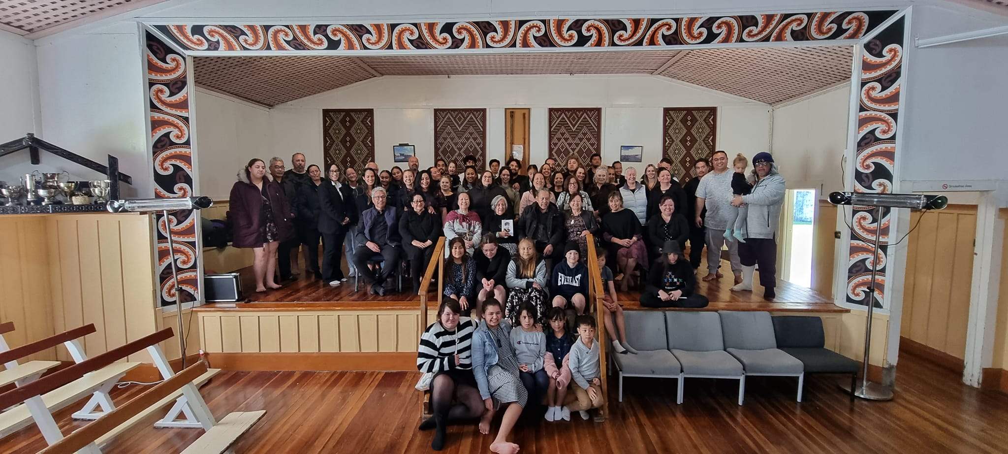 Peakman family at Whakaki